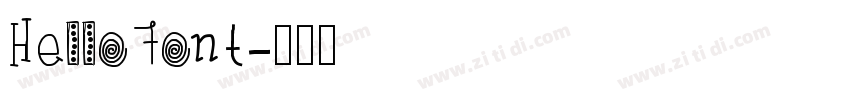 HelloFont字体转换
