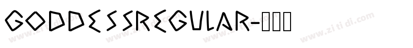GoddessRegular字体转换
