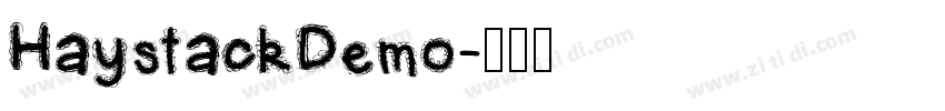 HaystackDemo字体转换