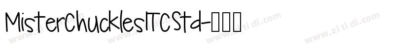 MisterChucklesITCStd字体转换