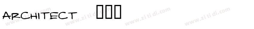 Architect字体转换