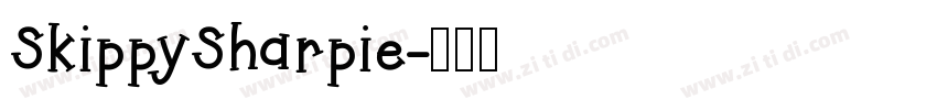 SkippySharpie字体转换