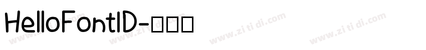 HelloFontID字体转换