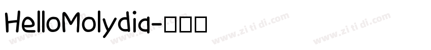 HelloMolydia字体转换