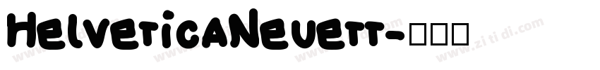 HelveticaNeuett字体转换