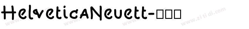 HelveticaNeuett字体转换