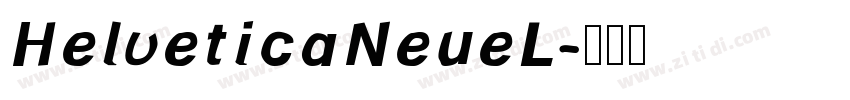 HelveticaNeueL字体转换