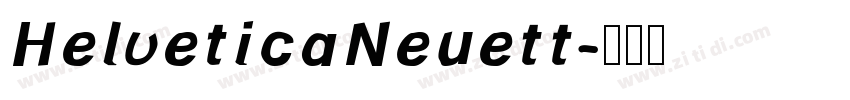 HelveticaNeuett字体转换