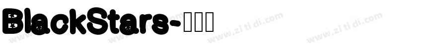 BlackStars字体转换