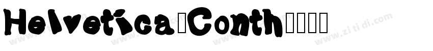 Helvetica-Conth字体转换