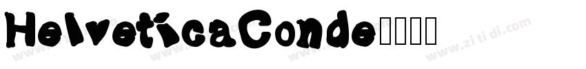 HelveticaConde字体转换