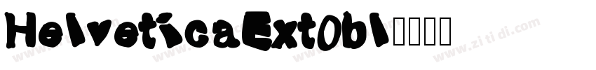 HelveticaExt0bl字体转换