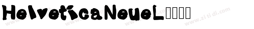 HelveticaNeueL字体转换