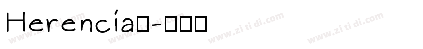 Herencia◆字体转换