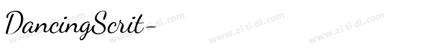 DancingScrit字体转换