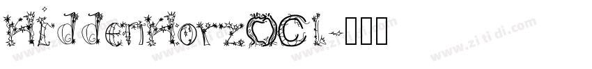 HiddenHorzOCl字体转换