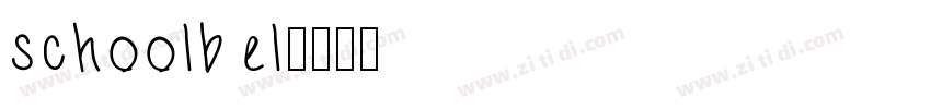 schoolbel字体转换