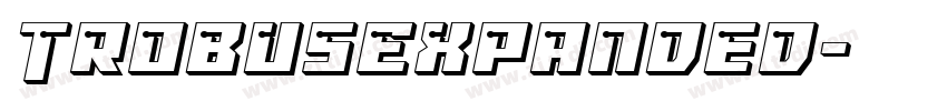 TrobusExpanded字体转换