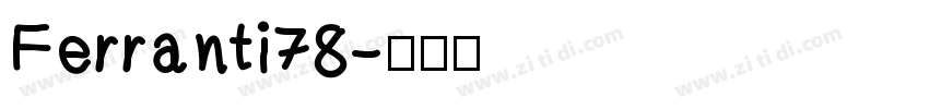 Ferranti78字体转换