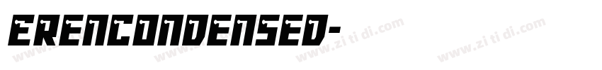 ErenCondensed字体转换