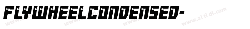 FlywheelCondensed字体转换