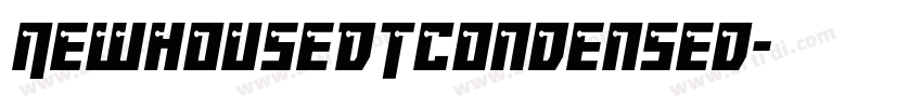 NewhouseDTCondensed字体转换