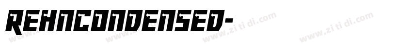 RehnCondensed字体转换 RehnCondensed字体转换