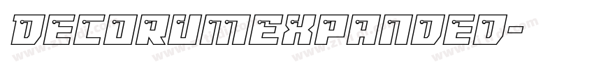 DecorumExpanded字体转换 DecorumExpanded字体转换