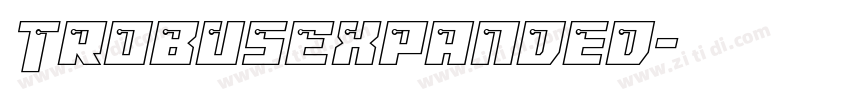 TrobusExpanded字体转换