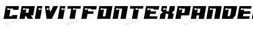 CrivitFontExpanded字体转换 CrivitFontExpanded字体转换