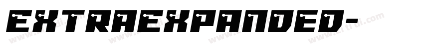 ExtraExpanded字体转换