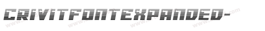 CrivitFontExpanded字体转换 CrivitFontExpanded字体转换