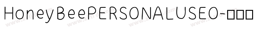 HoneyBeePERSONALUSEO字体转换