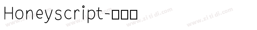 Honeyscript字体转换