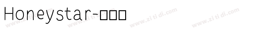 Honeystar字体转换