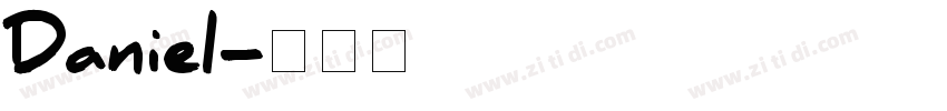 Daniel字体转换