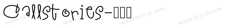 Callstories字体转换