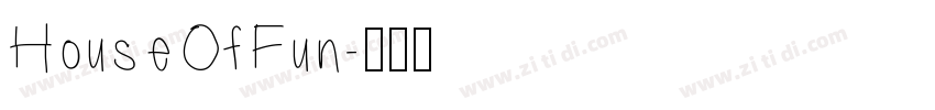 HouseOfFun字体转换