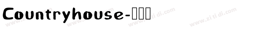 Countryhouse字体转换