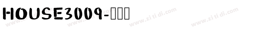 HOUSE3009字体转换