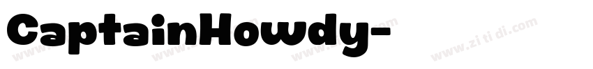 CaptainHowdy字体转换