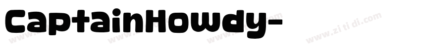 CaptainHowdy字体转换