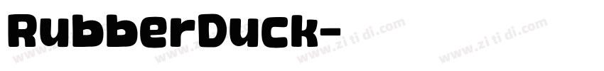 RubberDuck字体转换