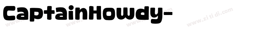 CaptainHowdy字体转换