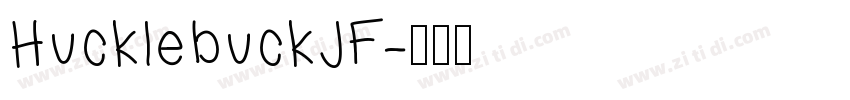 HucklebuckJF字体转换