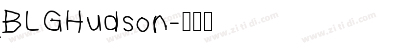 BLGHudson字体转换