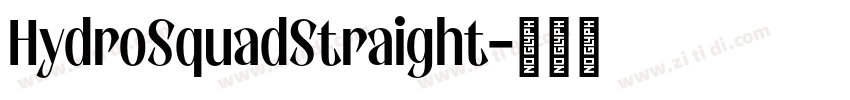 HydroSquadStraight字体转换