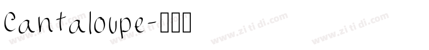 Cantaloupe字体转换