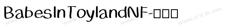BabesInToylandNF字体转换