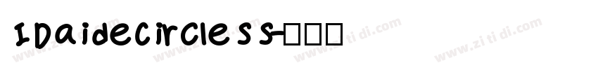 IDaideCircleSS字体转换